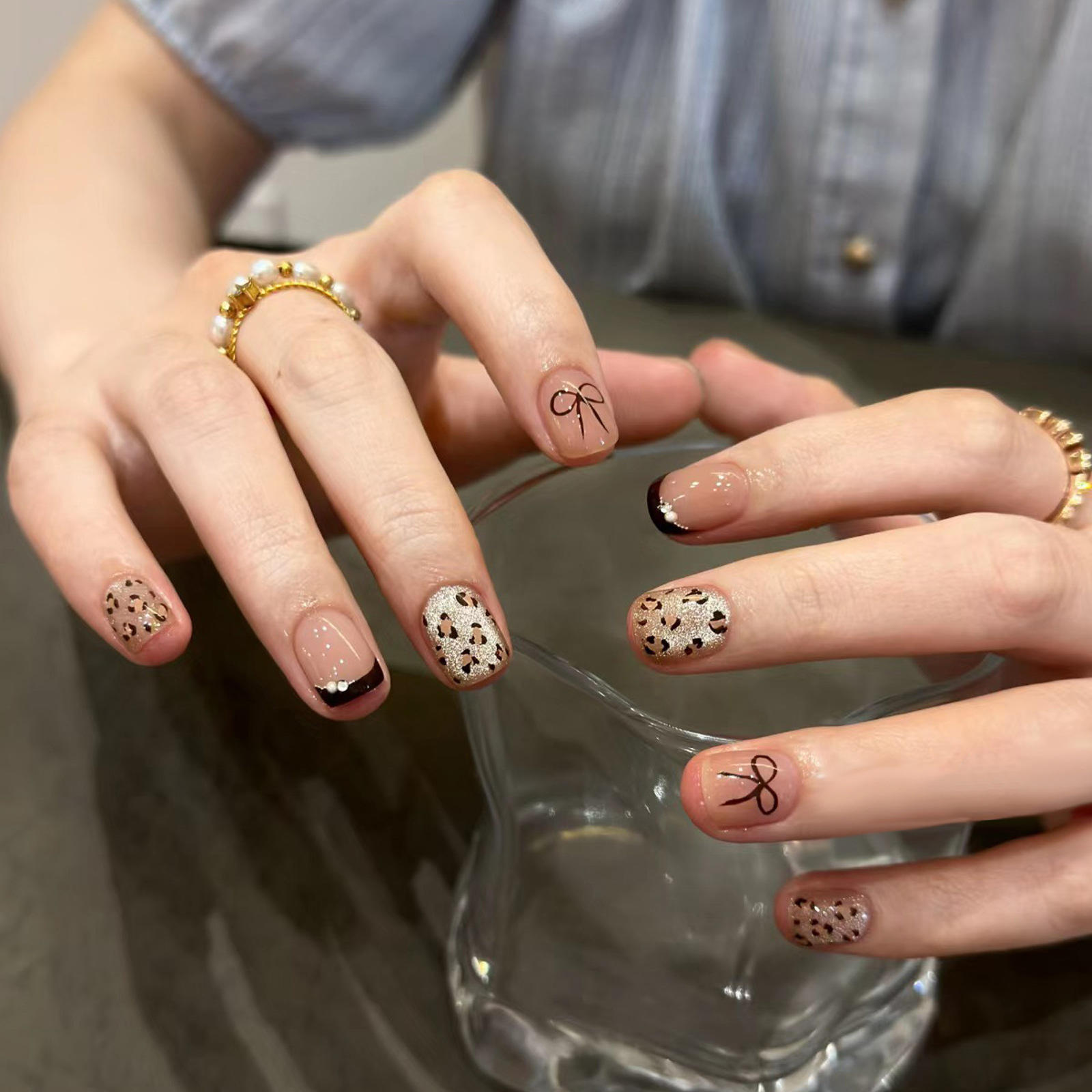 ผูกโบว์ BY1469จุดทอง