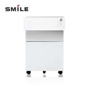 Chnsmile Tủ hồ sơ bằng thép chống gỉ đơn vị lưu trữ di động hiện đại con lăn túi ba lớp phòng tắm văn phòng tại nhà có thể gập lại - Product Image 6