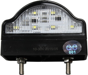 <span class=keywords><strong>Plaque</strong></span> d'<span class=keywords><strong>immatriculation</strong></span> de remorque de camion, lumière LED, E4 EMC 10-30V IP68 - Product Image 5