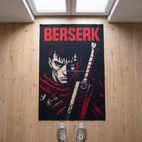 Tapis d'anime en gros, tapis rectangulaires antidérapants personnalisés, épais, pour salon, chambre à coucher, décoration de la maison