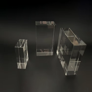Cubo de Cristal K9 Pulido Hecho a Mano al por Mayor para Grabado Láser 3D, Tamaño Personalizable, Recuerdo para Eventos, Decoración del Hogar - Product Image 2