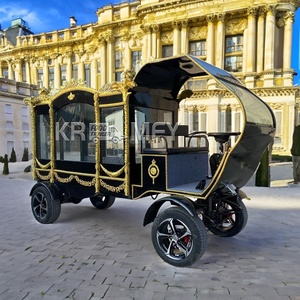 Remorque électrique classique à double usage Corbillard Van Corbillard Remorque funéraire à cheval - Product Image 5