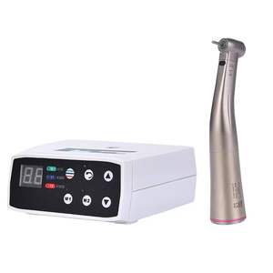 Mincheng <span class=keywords><strong>Dental</strong></span> LED manipolo 1:5 contrangolo con bassa velocità in fibra ottica fonte di energia elettrica - Product Image 1