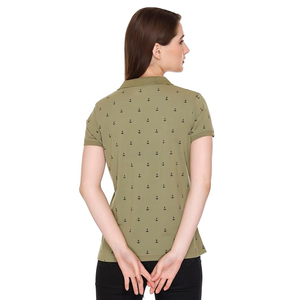 OEM Logo personnalisé femmes de haute qualité 100% coton spandex polyester Polo Meilleur été décontracté Sport imprimé court solide tricoté - Product Image 5