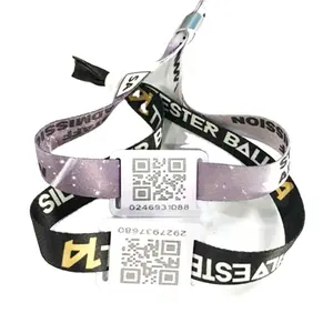 13.56MHz RFID Wristband QR Code Bracelet for Festival & Event
