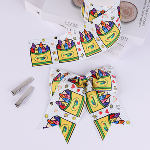 Cintas Personalizadas <span class=keywords><strong>de</strong></span> Regreso a Clases con Lápiz y ABC, Cintas Decorativas <span class=keywords><strong>para</strong></span> Fiestas Temáticas Escolares, Decoración <span class=keywords><strong>para</strong></span> Jardín <span class=keywords><strong>de</strong></span> Infantes, Cinta <span class=keywords><strong>para</strong></span> Hacer <span class=keywords><strong>Lazos</strong></span> <span class=keywords><strong>de</strong></span> Pelo DIY - Product Image 6