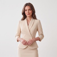 Blazer pour femmes de plusieurs couleurs, respirant, en polyester, professionnel, pour le bureau, la carrière, l'image d'entreprise