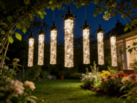 Solar Star Diamond Weihnachtsbeleuchtung Wasserdichte Solarbetriebene Lichter DC24V Dekorationsbeleuchtung für Außenbereich und Garten