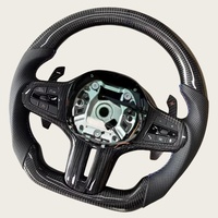 Volant en cuir en fibre de carbone personnalisé pour BMW G20 G30 G21 G22 G23 Série 3 320i 325i 330i M3 M4 Y compris M5 Style sportif