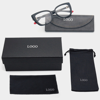 Montures de lunettes tendance pour femmes en TR90, branches en acétate bicolores, monture de lunettes transparente dégradée de qualité supérieure pour femmes