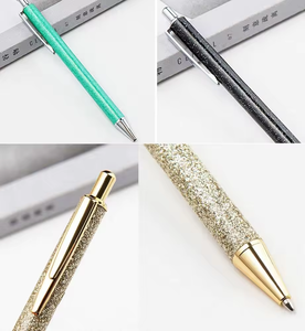 Commercio all'ingrosso personalizzato logo oro creativo inciso polvere pressa <span class=keywords><strong>penna</strong></span> a sfera in metallo Stylo <span class=keywords><strong>schneider</strong></span> - Product Image 3