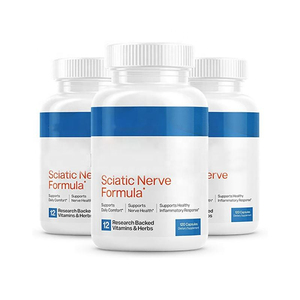 AURA 120 Capsules Marque Blanche Végétaliennes Soutien Santé du Nerf Sciatique Complément Alimentaire Capsules pour le Nerf Sciatique - Product Image 1