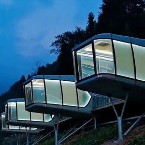 บ้านเคลื่อนที่ขนาดใหญ่ บีบี สเปซ แคปซูล สถานที่ชมวิว รีสอร์ทยอดนิยมบนโซเชียลมีเดีย บ้านคอนเทนเนอร์ แผงอลูมิเนียม-พลาสติก ลู่ปัน - Product Image 1