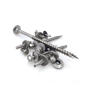 Viti <span class=keywords><strong>autoforanti</strong></span> a testa esagonale flangiata DIN7504K in acciaio <span class=keywords><strong>inox</strong></span> 410 304 316 + Rondelle EPDM incollate 304 Viti TEK per coperture - Product Image 6