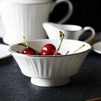 Service de table de luxe pour hôtel, assiettes à pâtes avec bordure argentée
