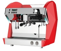 Machine à café expresso semi-automatique portable professionnelle pour faire de l'expresso et du cappuccino pour les cafés