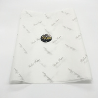 Papier de soie d'emballage de luxe imprimé 17 g/m² de haute qualité pour cadeaux, vêtements et fleurs, personnalisable