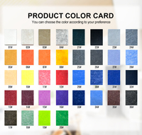 Vente chaude Panneau mural insonorisé à haute densité Panneau acoustique en fibre de polyester pour la décoration intérieure