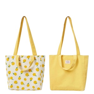 Sac fourre-tout en toile de coton personnalisé, écologique, tissé, sac de rangement, impression personnalisée, multifonctionnel, double poignée, réutilisable - Product Image 1