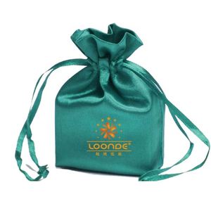 Bolsas de Almacenamiento de Seda con Logotipo Personalizado, Bolsas de Embalaje para Ropa Interior, Bolsas de Cosméticos de Satén con Cordón, Bolsas de Regalo - Product Image 3