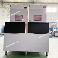Machine à glaçons comestibles carrés de 800 kg par jour pour la vente de glace