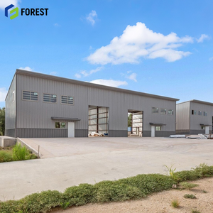 Entrepôt de stockage commercial en acier structurel conçu sur mesure, capacité de charge élevée, terminal industriel modulaire - Product Image 1