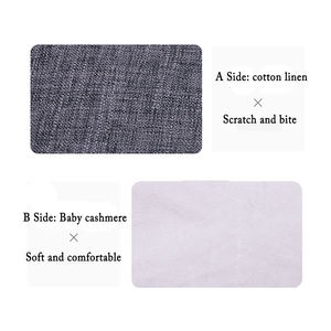 中国製 取り外し可能 洗濯可能 防水 ドッグソファベッド ソリッドパターン リサイクルPP繊維使用 旅行にも最適 - Product Image 5