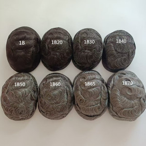 2025 yeni stokları adam saç peruk doğal ince cilt saç peruk renk 1 #<span class=keywords><strong>2</strong></span> #<span class=keywords><strong>3</strong></span> # 20x25cm - Product Image 1