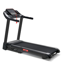 Treadmill Lipat LED Komersial Terlaris untuk Rumah, Mesin Lari Kebugaran Kardio, Latihan Fitness, Kemiringan Otomatis, Listrik DC 2.0 HP