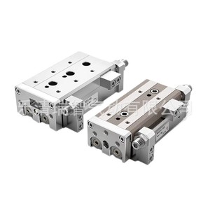 กระบอกสูบสไลด์เทเบิล Mxq6 8 12 16 20 25 10 50 75 รางนำทางนิวเมติกความแม่นยำสูง ตัวเรือนเหล็ก แบบสองทาง ติดตั้งด้วยเกลียว - Product Image 1
