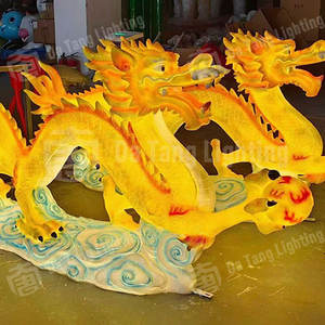 Lámpara de Escultura de Dragón para Exteriores, Iluminación LED con Motivos, IP65, para Exhibición de Linternas en Festivales y Proyectos de Paisajismo - Product Image 4