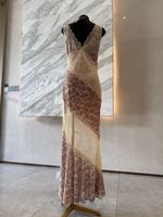 Robe longue décontractée quotidienne Kimshein Fashion SB3984, nouvelle collection été, magnifique, moulante, imprimé léopard, patchwork de dentelle, haute qualité