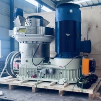 Machine à granulés à matrice annulaire CE, moteur à roulement, pour sciure de bois, paille, branches, palettes, bambou, déchets, fabrication de granulés de combustible, haute productivité