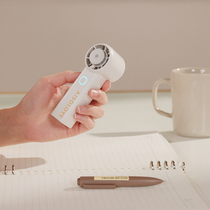 Solove Xách Tay Chất lượng cao đứng cầm tay mini quạt làm mát không khí có thể sạc lại năm bánh tốc độ gió nhẹ quạt nhỏ - Product Image 3