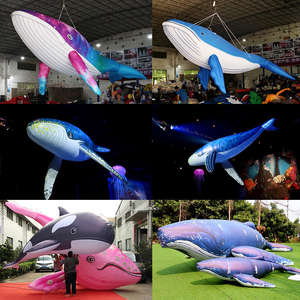 <span class=keywords><strong>Ballon</strong></span> gonflable géant en forme de coquille de requin pour publicité Bingo, accessoires décoratifs de scène de mariage, <span class=keywords><strong>arche</strong></span> en coquille avec lumières LED - Product Image 3