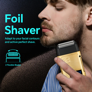 Tondeuse à cheveux multifonctionnelle pour coiffure, modèle rétro, avec fonction de gravure, rasoir spécial pour salon de coiffure, rechargeable USB, populaire, à mouvement alternatif - Product Image 5