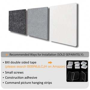 Paneles de pared acústicos de diseño moderno para mascotas Fábrica de poliéster absorbente de sonido-Vendido de soluciones de diseño gráfico de modelo 3D de China - Product Image 6