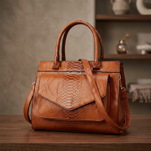Pochette en cuir de veau véritable BS INTERNATIONAL, style traditionnel indien, souple, durable, personnalisée, faite à la main pour femmes, grande taille - Product Image 1