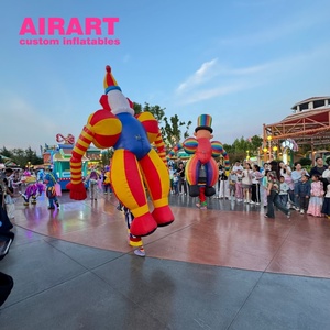 Marioneta de payaso de circo inflable para parque de atracciones para fiesta de desfile, marioneta de hombre inflable de actividad escénica - Product Image 1