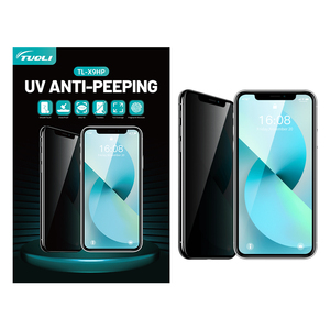 Protection d'écran en verre UV anti-espion, anti-rayures, anti-choc, anti-explosion, sans bulles, avec logo personnalisé pour les magasins de téléphonie mobile - Product Image 1