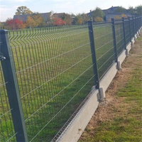 Panneaux de clôture 3D en treillis soudé en acier, revêtement vert, pour jardin, clôture de ferme, murs de séparation - Prix compétitifs