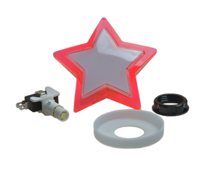 소형 스타 모델 LED 아케이드 푸시 버튼 마이크로 스위치로 조명 새로운 디자인 EL 제품 - Product Image 3