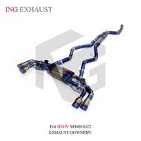 ING Usine Titane Tuyau D'échappement Silencieux Valve Catback Échappement Électronique pour BMW M440i G22 avec Tuyaux D'échappement De Voiture De Haute Qualité
