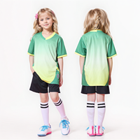 KJW8870 Ensemble de football personnalisé pour adultes/jeunes/enfants - Col rond - Impression numérique du logo/texte/chiffres - Séchage rapide