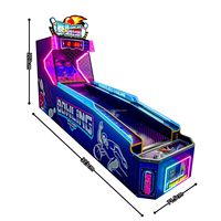 Nouvelle Machine de Simulation de Bowling d'Arcade pour Enfants, Table de Jeu Intérieure à Monnayeur en Métal, Garantie 1 An, Centres de Jeux, 2 Joueurs