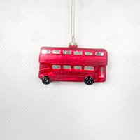 Décoration de voiture en verre soufflé pour pendentifs d'arbre de Noël artificiels r ornements d'intérieur de vacances décoration de cadeau