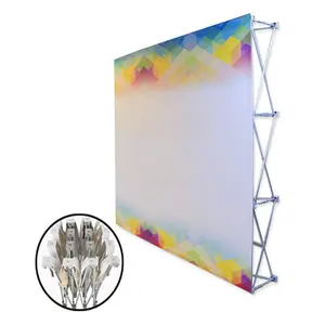 Fabric Pop Up Display / Backdrop Banner Stand/ Pop Up wall For Trade Show Advertising