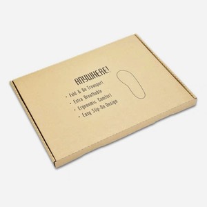 Caja de correo de papel de cartón corrugado tipo 3 capas caja de envío de cartón corrugado delgado para película protectora de teléfono - Product Image 4