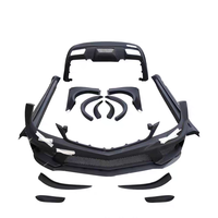 Kit carrosserie pour Mercedes-Benz W204 C63, style BS, pare-chocs avant, lèvre avant, sourcil de roue, jupe latérale, pare-chocs arrière