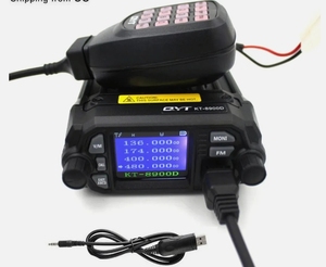 Radio numérique pour voiture <span class=keywords><strong>QYT</strong></span> KT-8900D, vente en gros, double bande, 25 watts, 200 canaux, 50 km, écran LCD couleur, mini radio mobile, talkie-walkie - Product Image 2